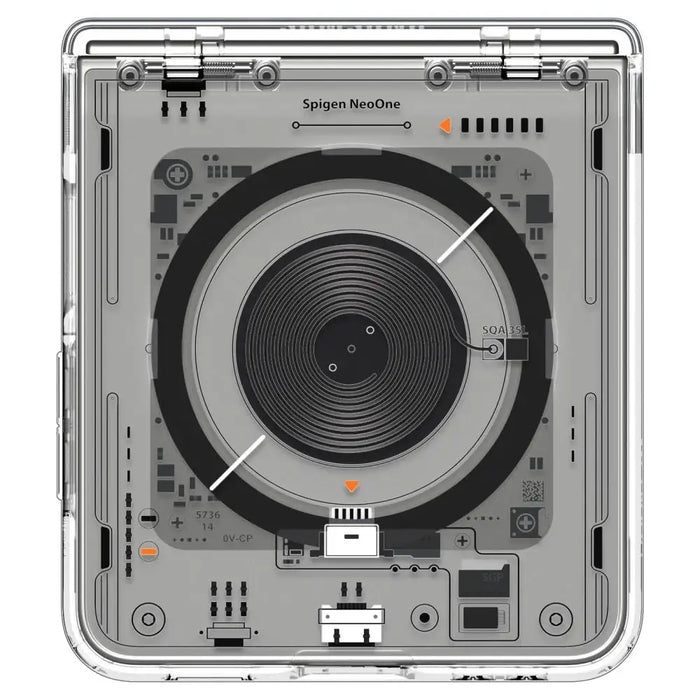 Spigen Ultra Hybrid Pro MagSafe Case for Samsung Galaxy Z Flip 7 Zero One - Transparent - Cell phone cases