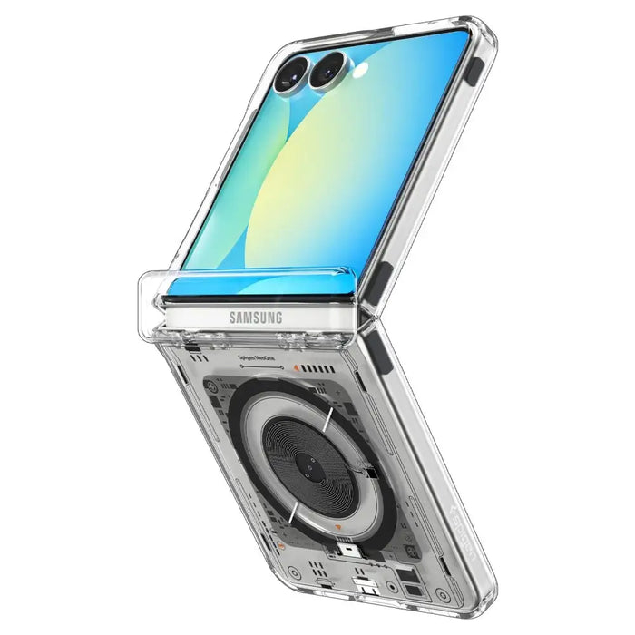 Spigen Ultra Hybrid Pro MagSafe Case for Samsung Galaxy Z Flip 7 Zero One - Transparent - Cell phone cases