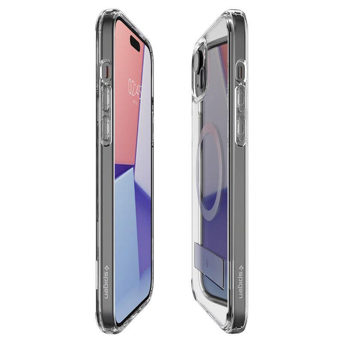 Spigen Ultra Hybrid S MagSafe crystal clear - iPhone 15 Plus - Cell phone cases and covers<<<HurtelXML