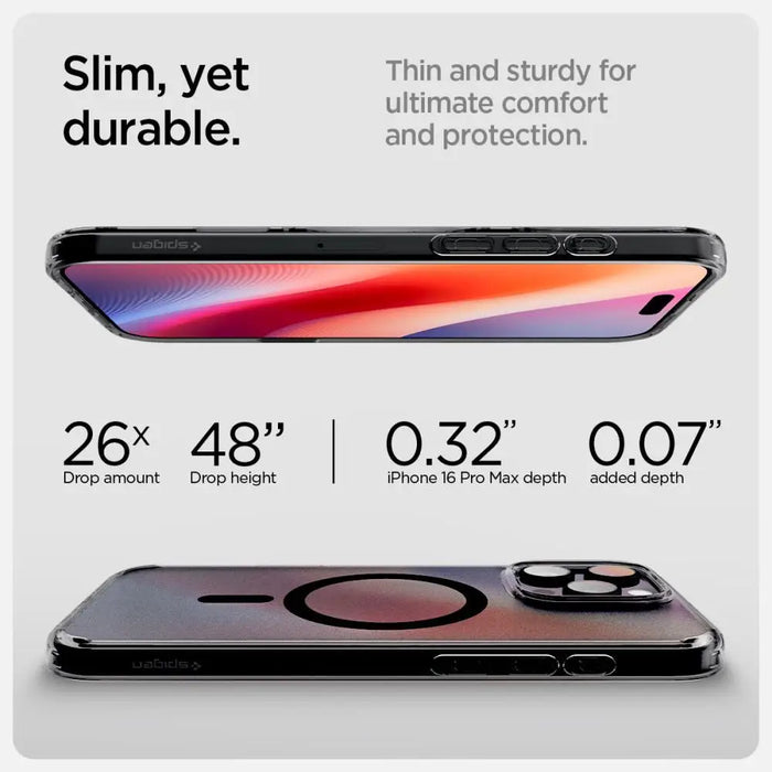 Spigen Ultra Hybrid ’T’ MagSafe Case for iPhone 16 Pro Max - Black - Cell phone cases and covers<<<HurtelXML