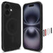 Spigen Ultra Hybrid ’T’ MagSafe iPhone 16e Case - Translucent Black - Cell phone cases and covers<<<HurtelXML