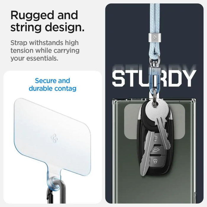 Spigen Universal Set Lanyard and Pendant - Blue - Other cell phone equipment<<<HurtelXML