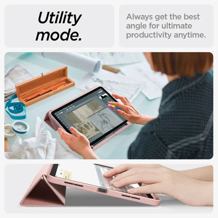 Spigen Urban Fit Case for iPad Air 10.9’’ 4/5 2020-2022 / 11.6’’ 2024 - Pink - Cell phone cases and covers<<<HurtelXML