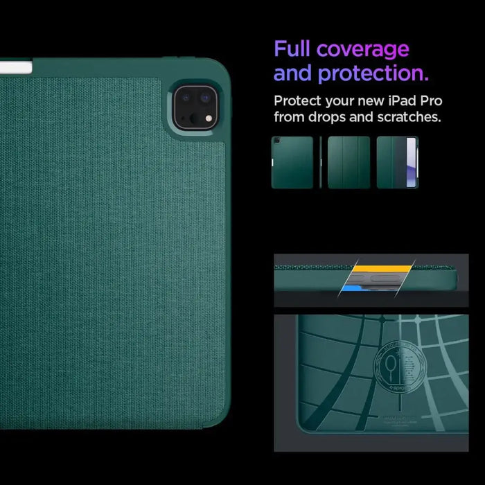 Spigen Urban Fit iPad Pro 13’’ 2024 Case - Green - Cell phone cases and covers<<<HurtelXML