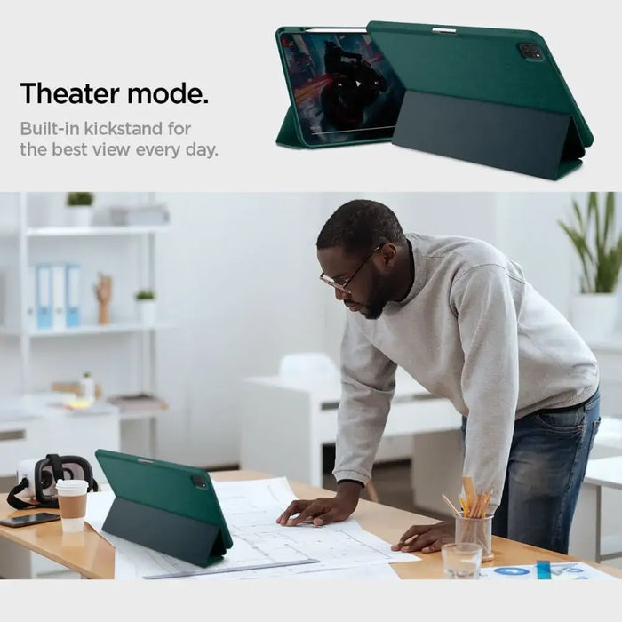 Spigen Urban Fit iPad Pro 13’’ 2024 Case - Green - Cell phone cases and covers<<<HurtelXML