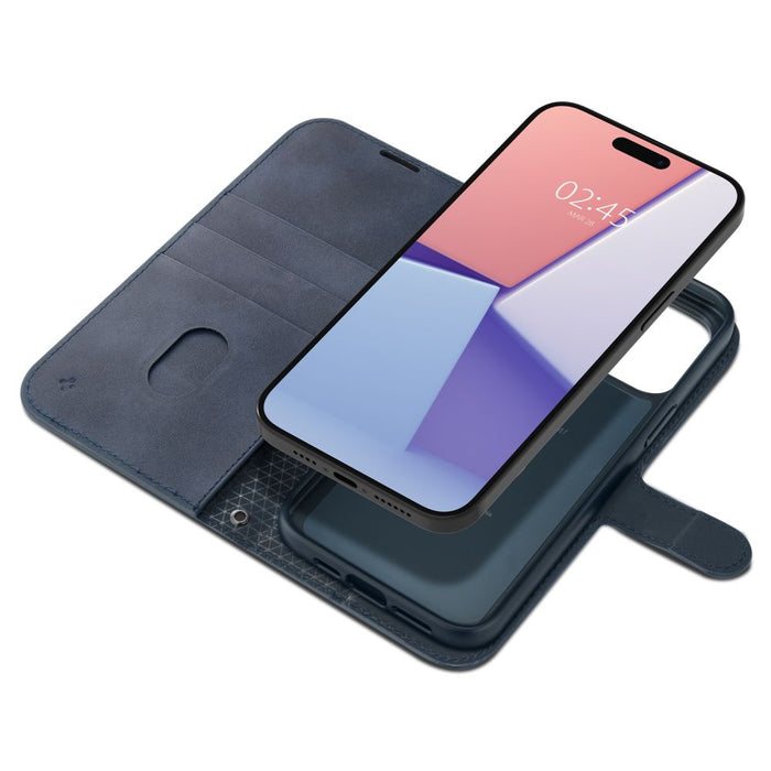 Spigen Wallet S Pro Case for iPhone 15 Pro - Navy Blue - Cell phone cases and covers<<<HurtelXML