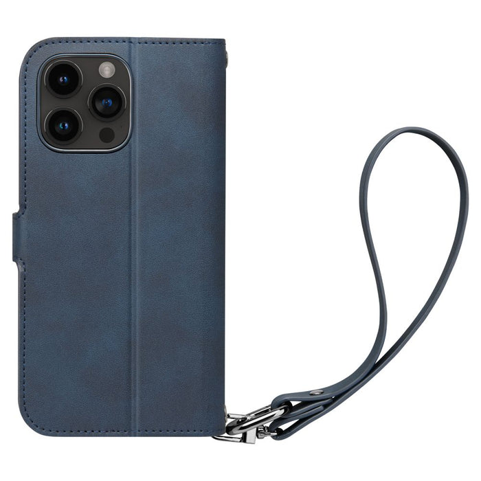 Spigen Wallet S Pro Case for iPhone 15 Pro - Navy Blue - Cell phone cases and covers<<<HurtelXML