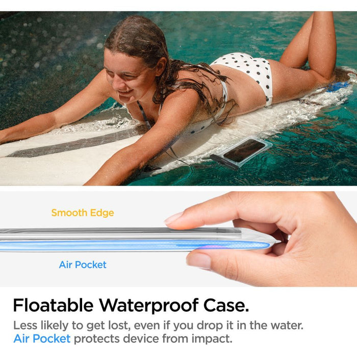 Spigen Aqua Shield A610 Case Waterproof Floating on Water - Transparent