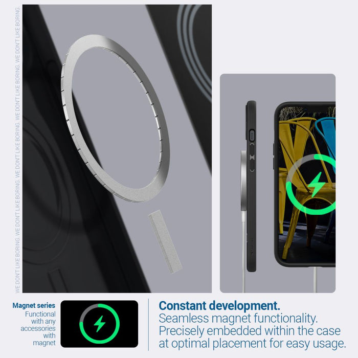 Caseology Parallax Mag MagSafe iPhone 14 Plus Case - Matte Black