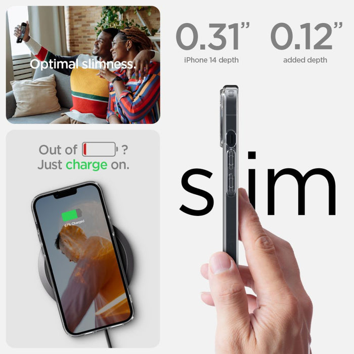 Spigen Ultra Hybrid iPhone 14 Case - Clear Matte