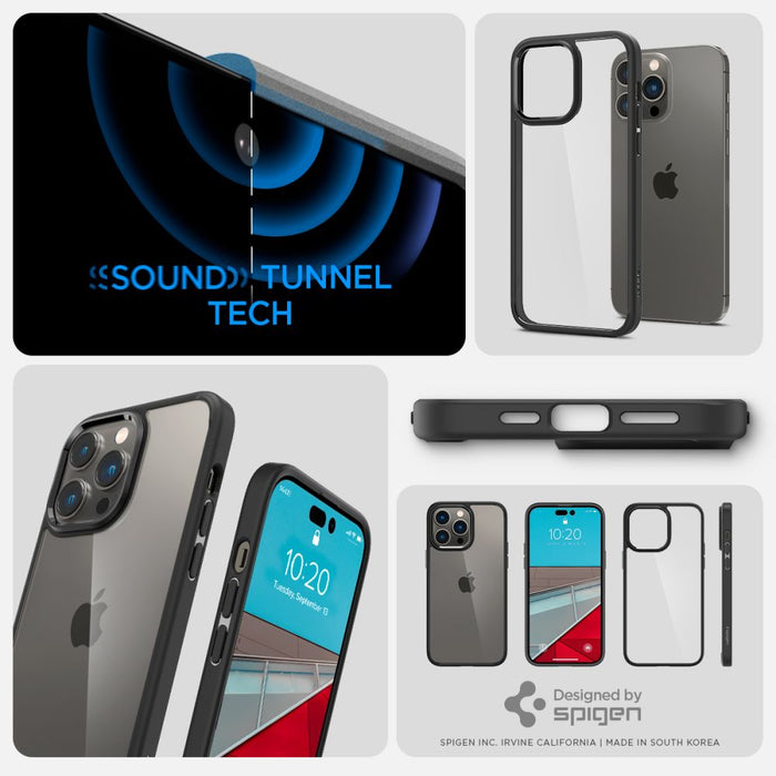 Spigen Ultra Hybrid iPhone 14 Pro Case - Matte Black