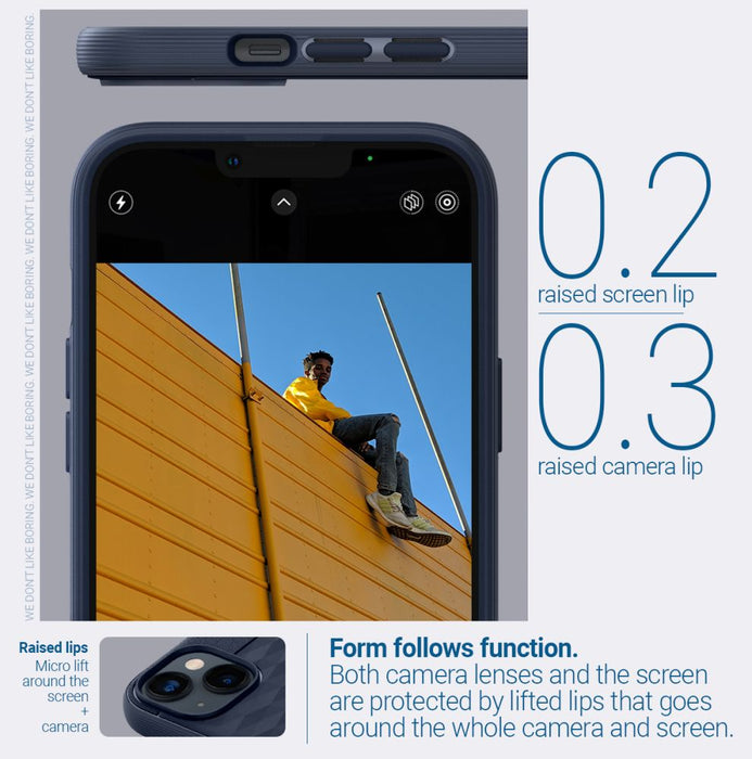 Caseology Parallax Mag Case with MagSafe for iPhone 14 Plus - Navy