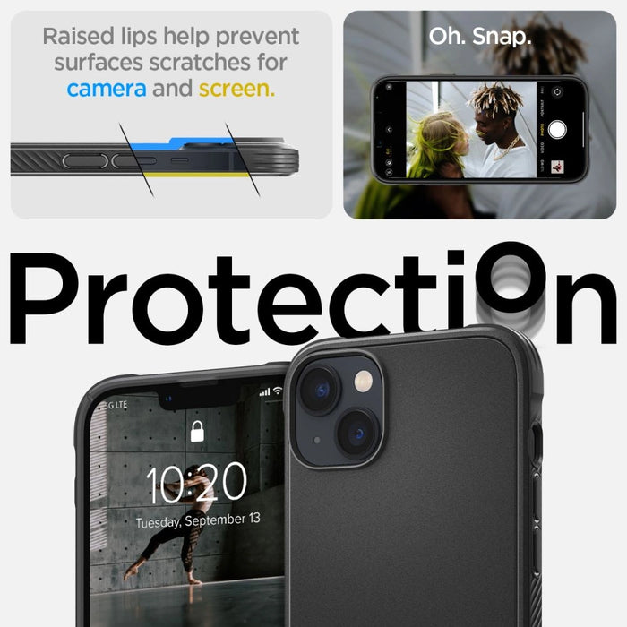 Spigen Rugged Armor Mag Case with MagSafe for iPhone 14 Plus - Matte Black