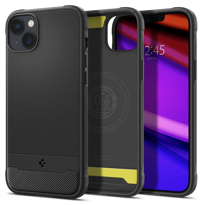 Spigen Rugged Armor Mag Case with MagSafe for iPhone 14 - Matte Black
