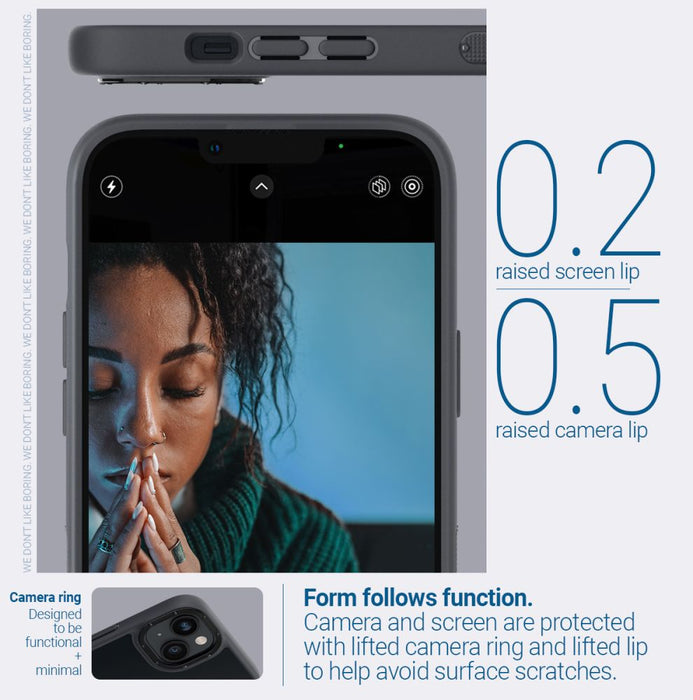Caseology Skyfall iPhone 14 Plus Case - Matte Black