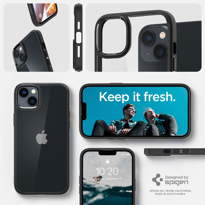 Spigen Ultra Hybrid iPhone 14 Case - Matte Black