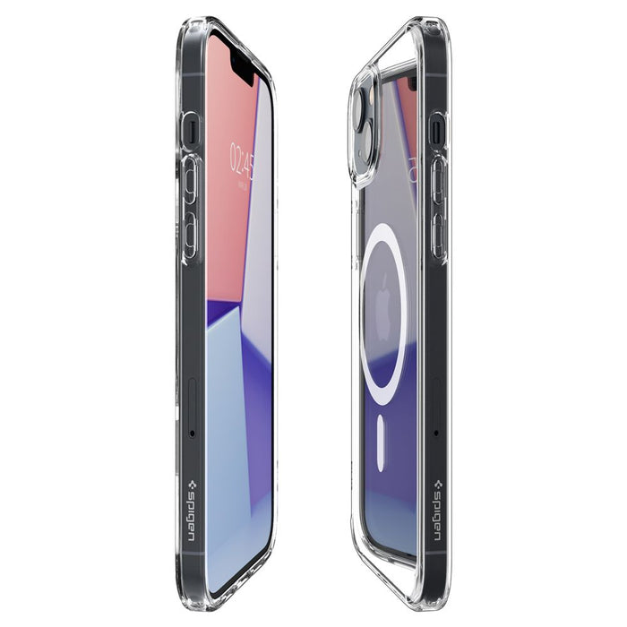 Spigen Ultra Hybrid Mag Case with MagSafe for iPhone 14 - Clear/White