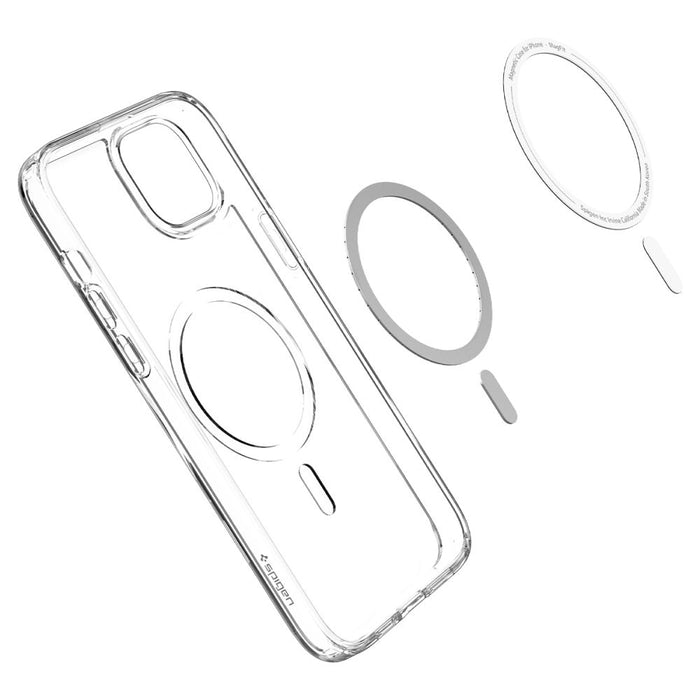 Spigen Ultra Hybrid Mag Case with MagSafe for iPhone 14 - Clear/White