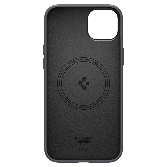 Spigen Silicone Fit Mag Case with MagSafe for iPhone 14 Plus - Black