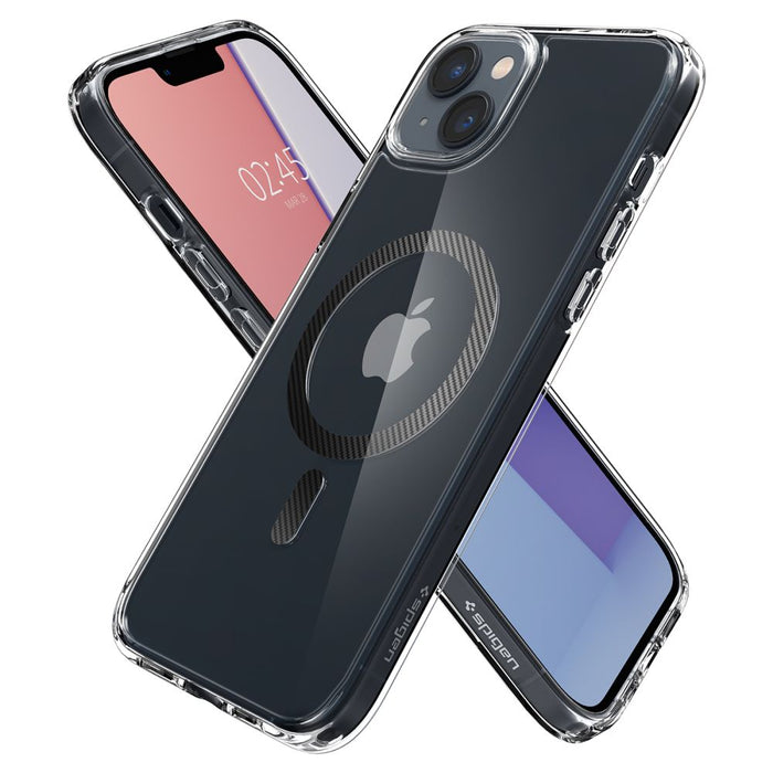 Spigen Ultra Hybrid Mag Case with MagSafe for iPhone 14 Plus - Clear Gray