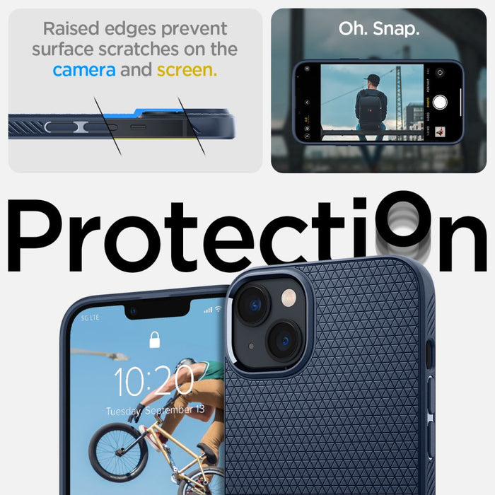 Spigen Liquid Air Case for iPhone 14 Plus - Blue