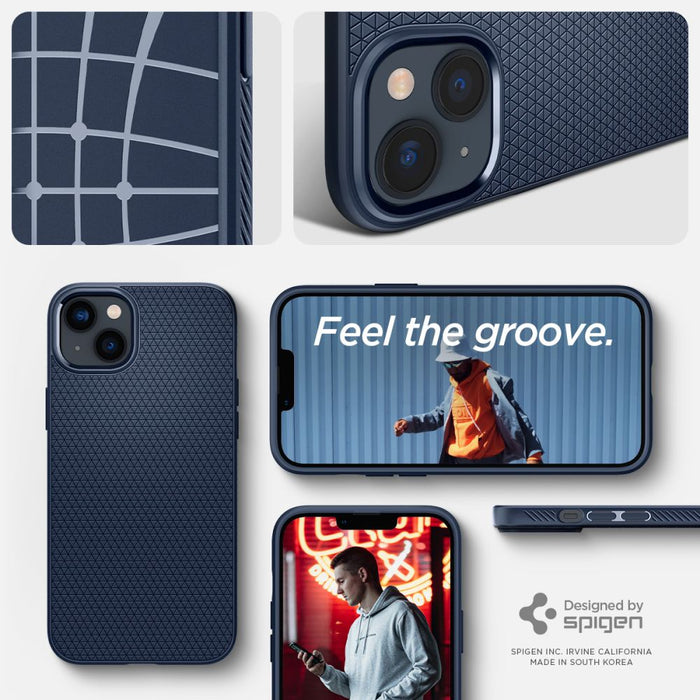 Spigen Liquid Air Case for iPhone 14 Plus - Blue