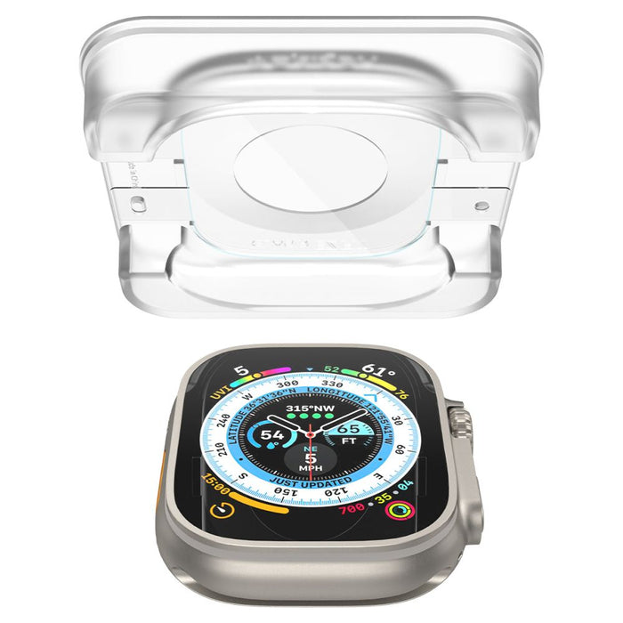 Spigen Glas.tR EZ Fit tempered glass for Apple Watch Ultra / Ultra 2 (49 mm) - 2 pcs.