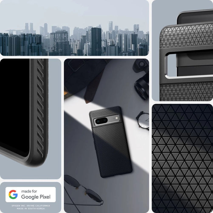 Spigen Liquid Air Case for Google Pixel 7 - Matte Black