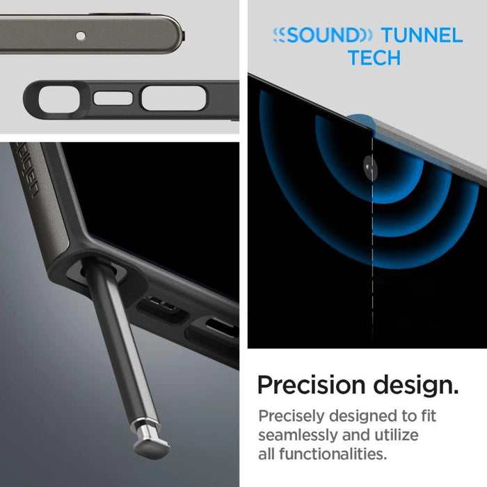 Spigen Neo Hybrid Case for Samsung Galaxy S23 Ultra - Metallic Gray