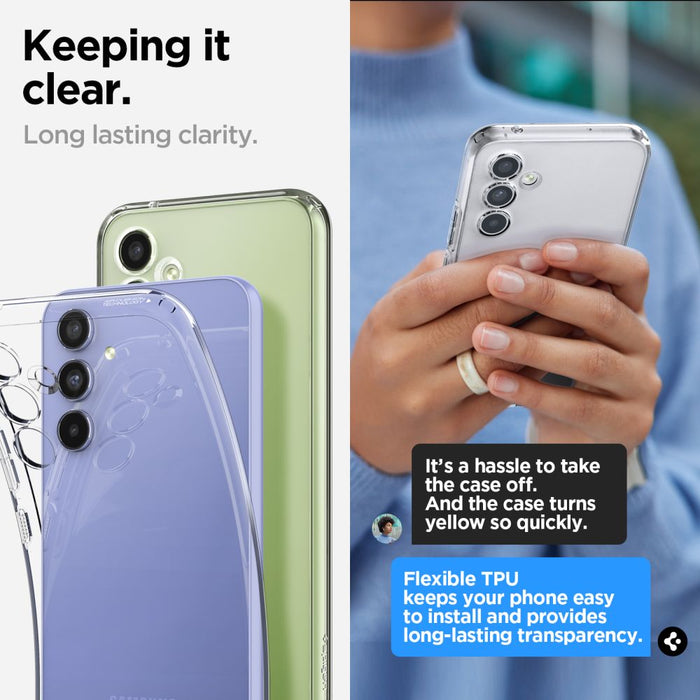 Spigen Liquid Crystal Case for Samsung Galaxy A54 5G - Transparent
