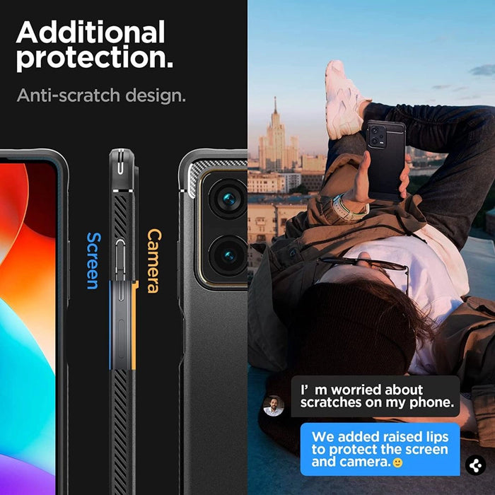 Spigen Rugged Armor case for Xiaomi Redmi Note 12 Pro+ 5G - matte black