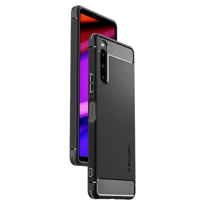 Spigen Rugged Armor Case for Sony Xperia 10 V - Matte Black