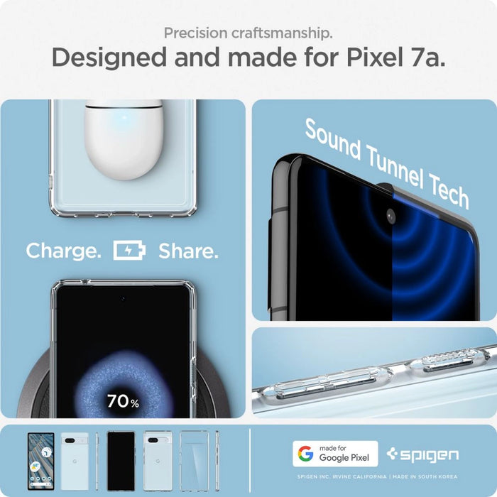 Spigen Ultra Hybrid Case for Google Pixel 7A - Transparent