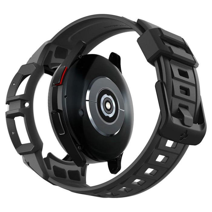 Spigen Rugged Armor Pro Case with Strap for Samsung Galaxy Watch 6 Classic (47mm) - Black