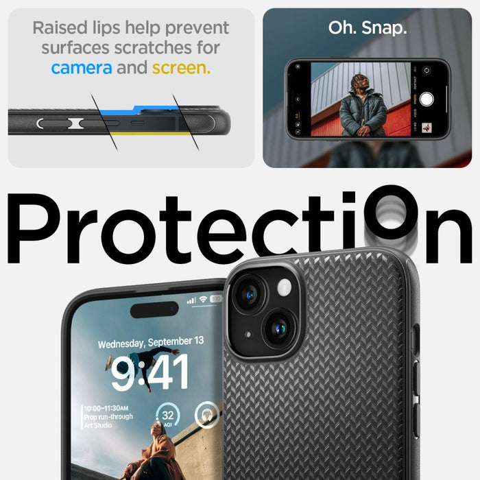 Spigen Mag Armor MagSafe iPhone 15 Case - Matte Black