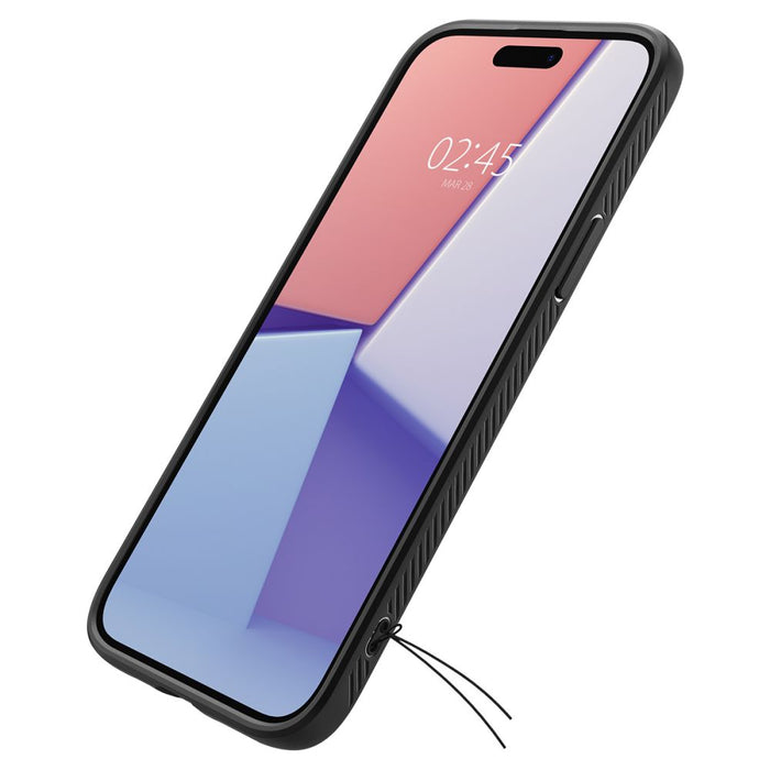 Spigen Liquid Air iPhone 15 Case - Matte Black