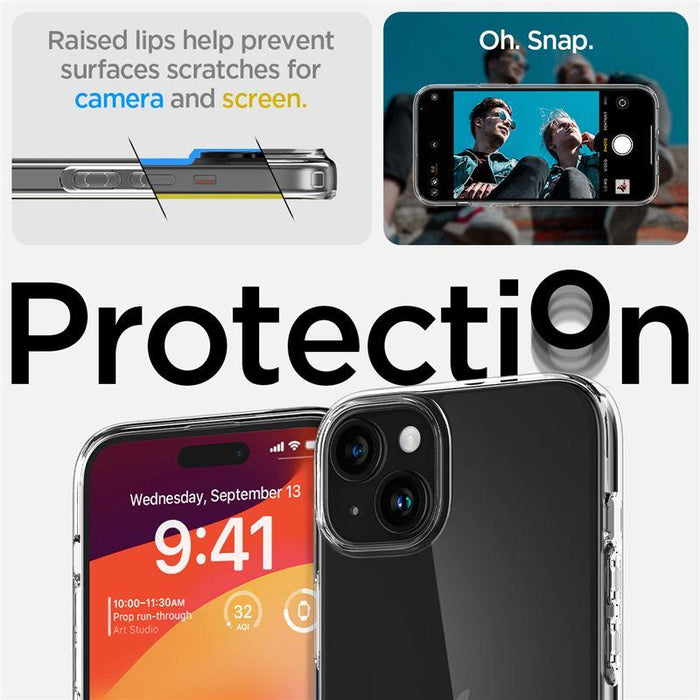 Spigen Crystal Flex Case for iPhone 15 Plus - Clear