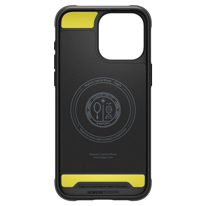 Spigen Rugged Armor Mag Case with MagSafe for iPhone 15 Pro Max - Matte Black