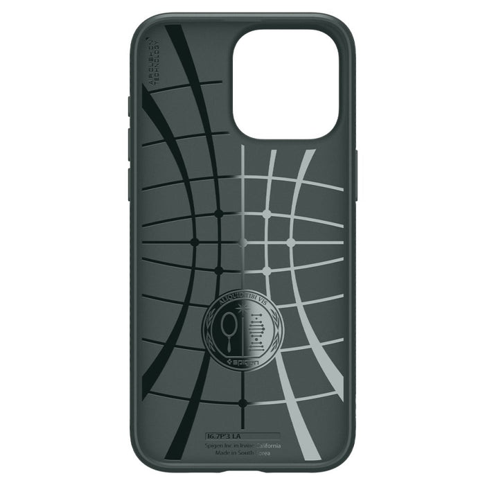 Spigen Liquid Air iPhone 15 Pro Max Case - Dark Green