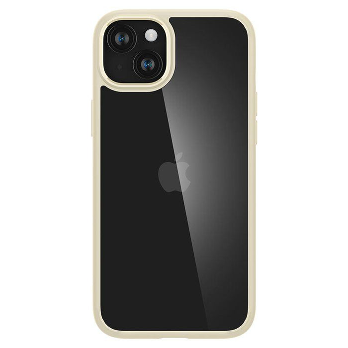 Spigen Crystal Hybrid iPhone 15 Plus Case - Transparent Beige