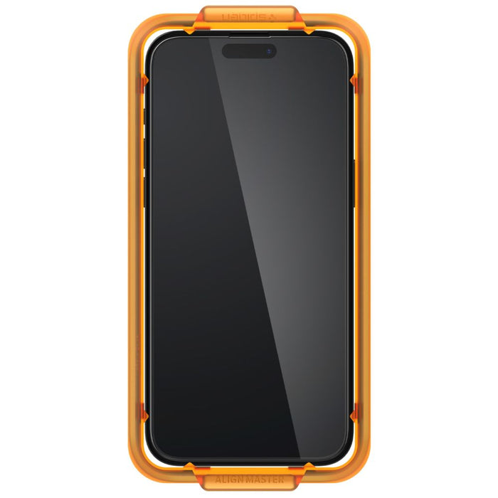 Spigen ALM Glass FC tempered glass for iPhone 15 Plus - black 2 pcs.