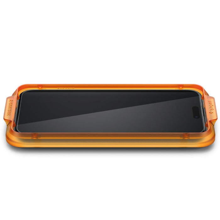 Spigen ALM Glass FC Tempered Glass for iPhone 15 Pro - Black 2 pcs.