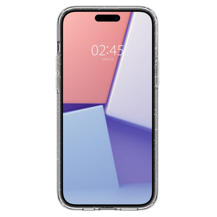 Spigen Liquid Crystal iPhone 15 Plus Case - Clear Glitter