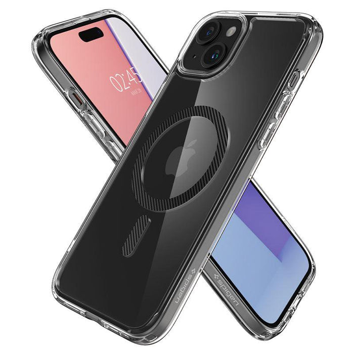 Spigen Ultra Hybrid MagSafe case for iPhone 15 Plus - carbon