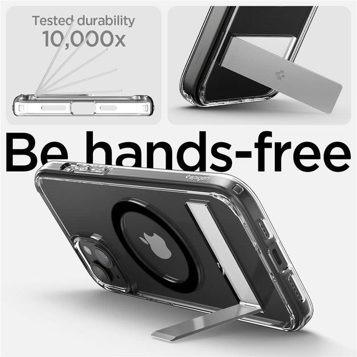 Spigen Ultra Hybrid S MagSafe Case with Stand for iPhone 15 Plus - Black