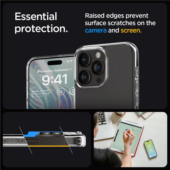 Spigen Ultra Hybrid Case for iPhone 15 Pro Max - Clear Matte