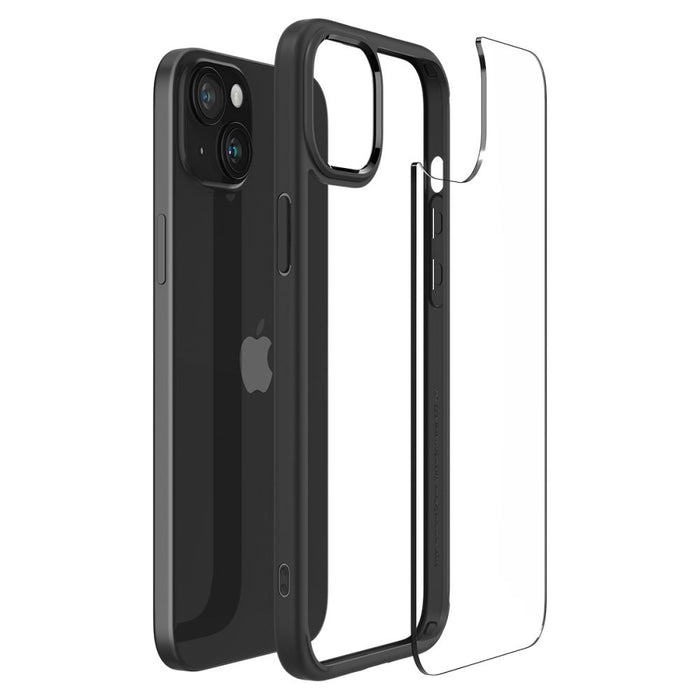 Spigen Ultra Hybrid iPhone 15 Case - Matte Black