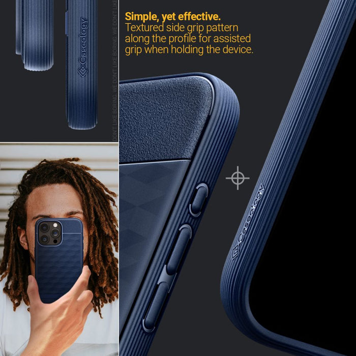 Caseology Parallax Mag Case with MagSafe for iPhone 15 Pro Max - Navy