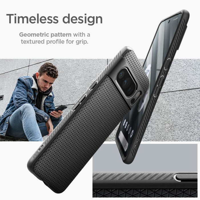 Spigen Liquid Air Case for Google Pixel 8 Pro - Matte Black