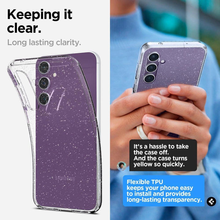 Spigen Liquid Crystal Case for Samsung Galaxy S23 FE - Clear-Glitter